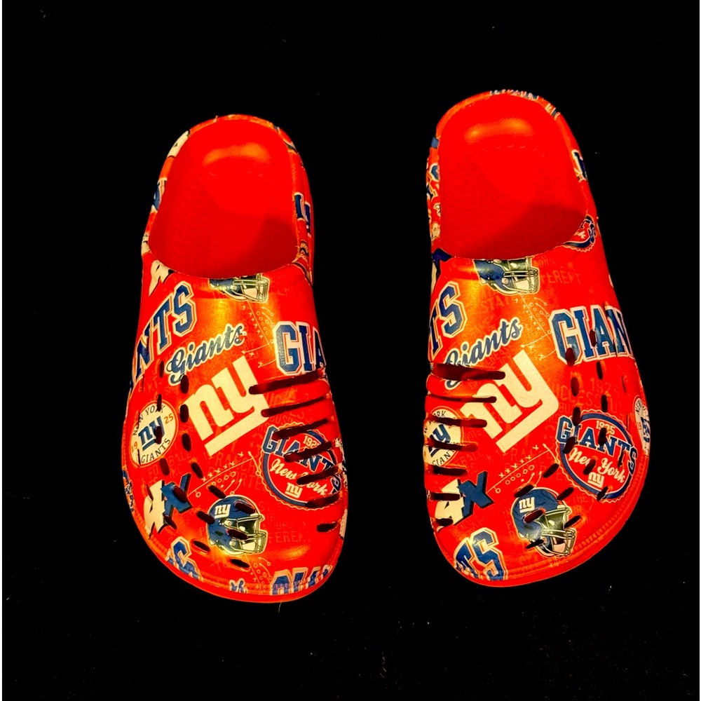 NY GIANTS SLIP ON CLOG sz XL (13-14)